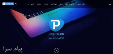 طراحی سایت پپرو