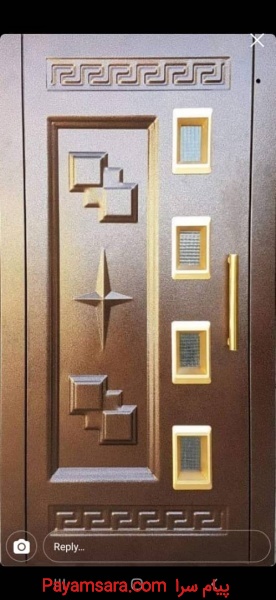 درب لولایی و کابین آسانسور