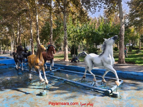 مجسمه اسب فایبرگلاس با آناتومی واقعی