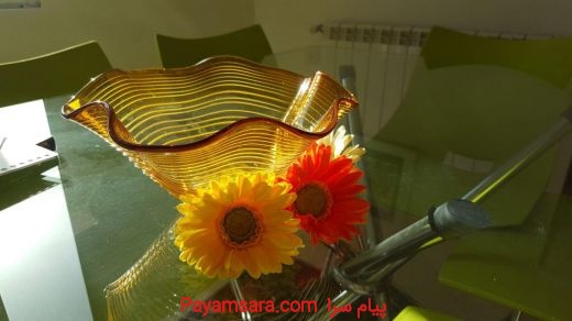 میوه خوری شیشه ای دست ساز ایرانی