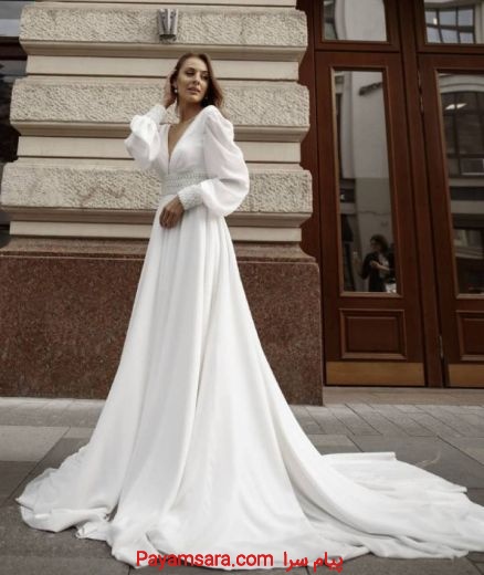 جدید ترین طرح ها و مدل های لباس عروس در فاطیمامد