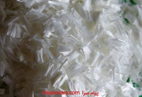 الیاف پلی پروپیلن جهت مسلح نمودن بتن و ملات های گچی