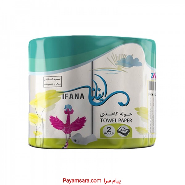 دستمال  کاغذی توالت چهار قلوا ایفانا
