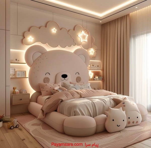 تخت خواب گرد دلونا