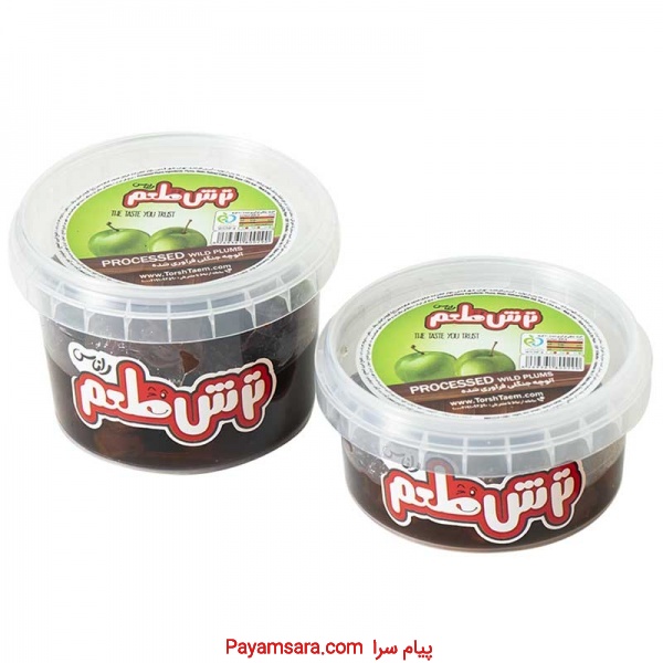 فروش ترشک پیاله‌ای تشریفاتی آلوچه جنگلی ترش طعم