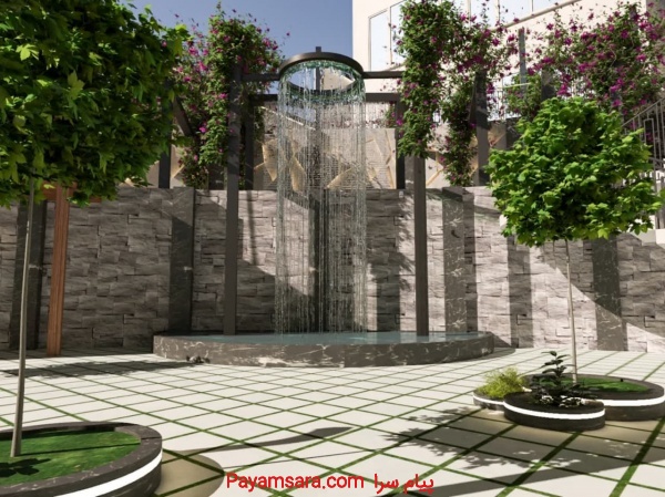 خدمات طراحی و اجرای محوطه ویلا ، باغ