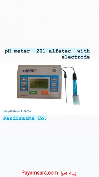 pH متر رومیزی ایرانی آلفا تک مدل 201 با الکترود خا